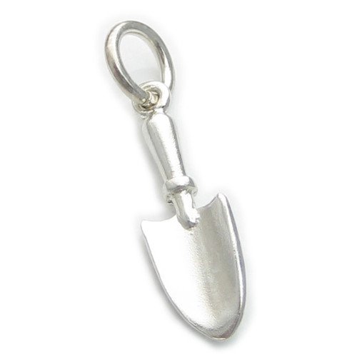 Trowel sterling silver SMALL charm .925 Trowels Gardening charms