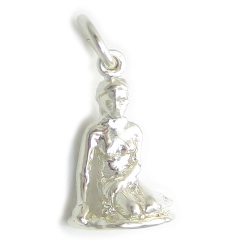 Danish Mermaid sterling silver charm .925 x 1 Mermaids charms