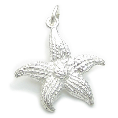 Starfish sterling silver charm .925 x 1 Sea Animals charms
