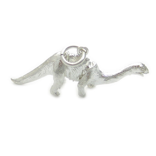 Diplodocus Dinosaur sterling silver charm .925 x 1 dinosaurs charms