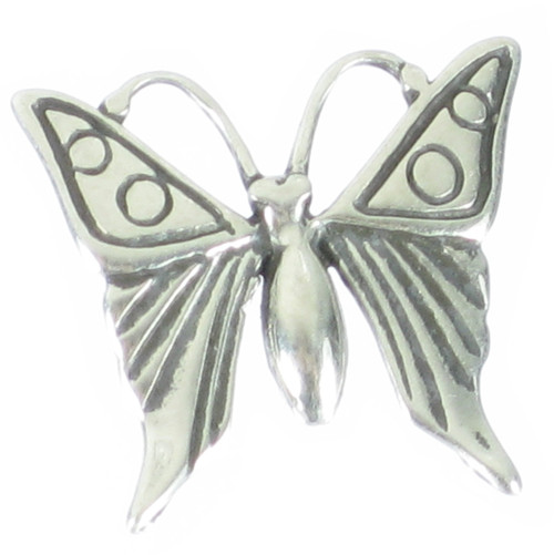 Butterfly sterling silver charm pendant .925 x 1 Butterflies Butterflys N