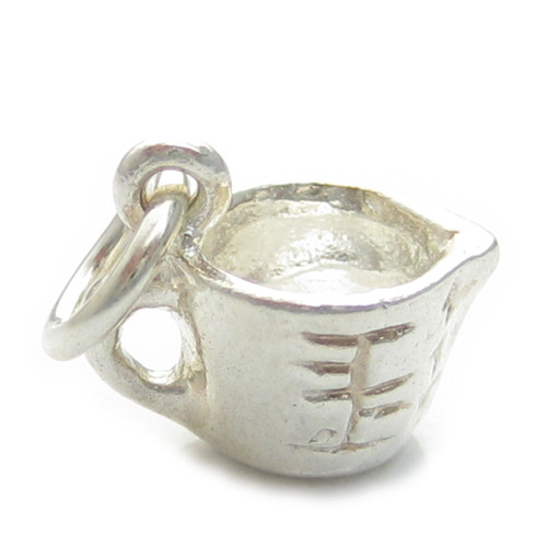 Measuring Jug sterling silver charm .925 x 1 Jugs charms