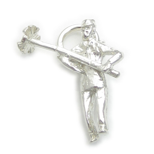 Chimney Sweep sterling silver charm .925 x 1 Sweeps charms