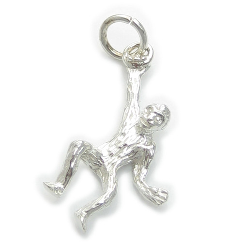Monkey sterling silver charm .925 x 1 monkeys charms