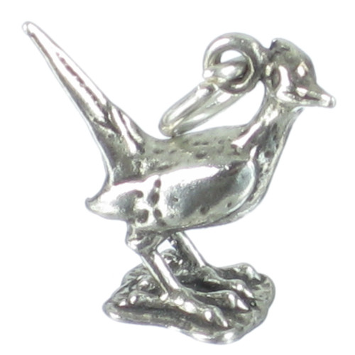 Road Runner sterling silver charm .925 x 1 Roadrunner bird birds charms