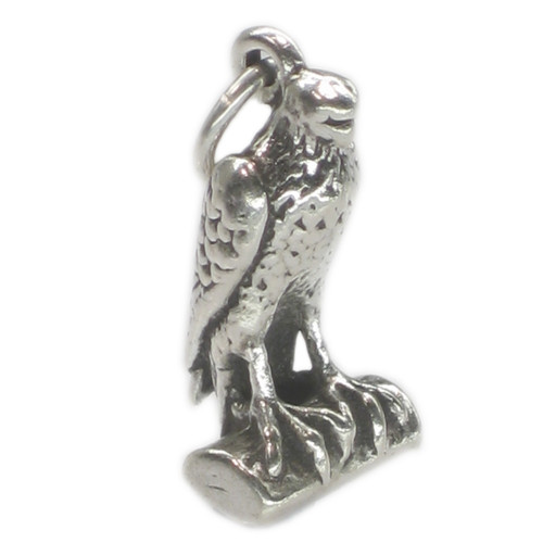 Falcon sterling silver charm .925 Birds of Prey charms