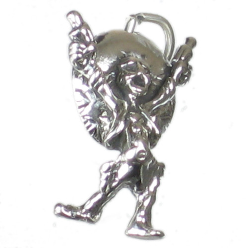 Mexican man sterling silver charm .925 x 1 Mexicans charms