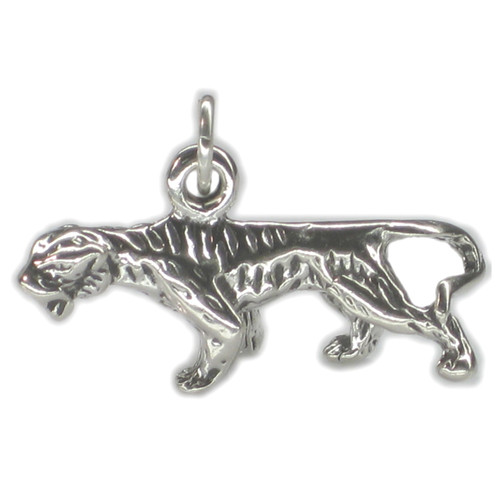 Tiger sterling silver charm .925 x 1 Big Cats Tigers charms