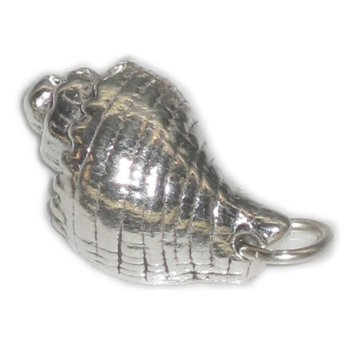 Shell sterling silver charm .925 x 1 Shells charms