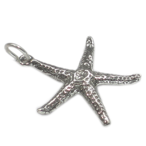 Starfish sterling silver charm .925 Starfishes and Seashore charms