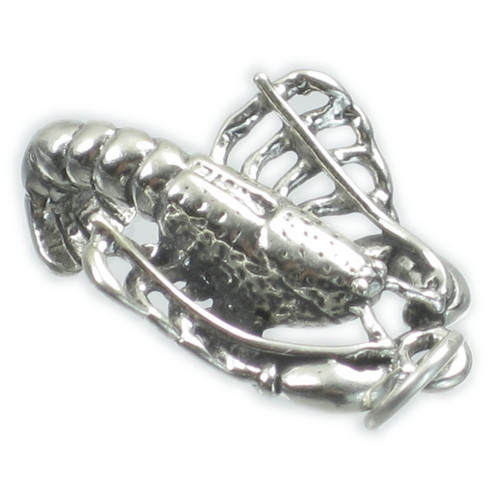 Lobster sterling silver charm .925 x 1 Lobsters Sea Animal charms
