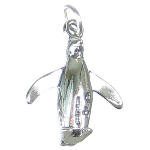 Penguin sterling silver charm .925 x 1 Penguins charms