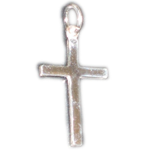 Sterling Silver Small Plain Cross Pendant .925 x 1 Holy Crosses