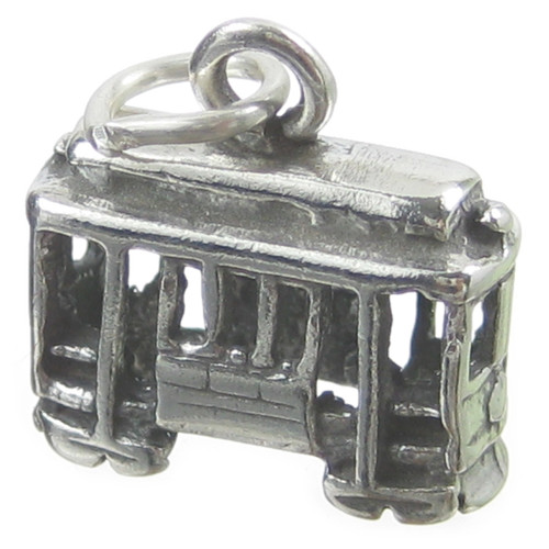 Tram Cable Car sterling silver charm .925 x 1 Trams Cablecar charms