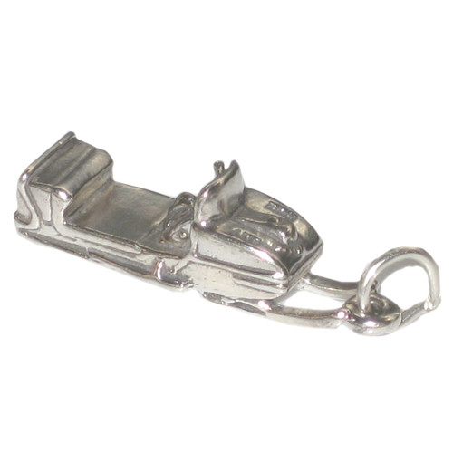 Snowmobile sterling silver charm .925 x 1 Snow Mobile charms
