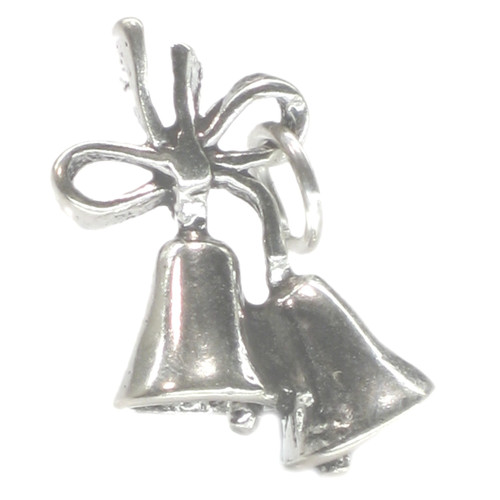Bells sterling silver charm .925 x 1 Bell charms