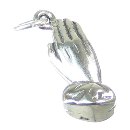 Praying Hands sterling silver charm .925 x 1 Prayers Prayer charms