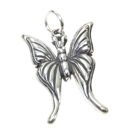 Butterfly sterling silver charm .925 x 1 Insects and Butterflies