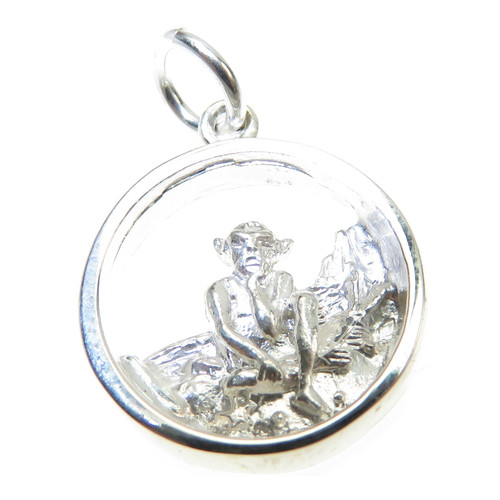 Caliban sterling silver charm .925 x 1 Tempest William Shakespeare charms FNC085