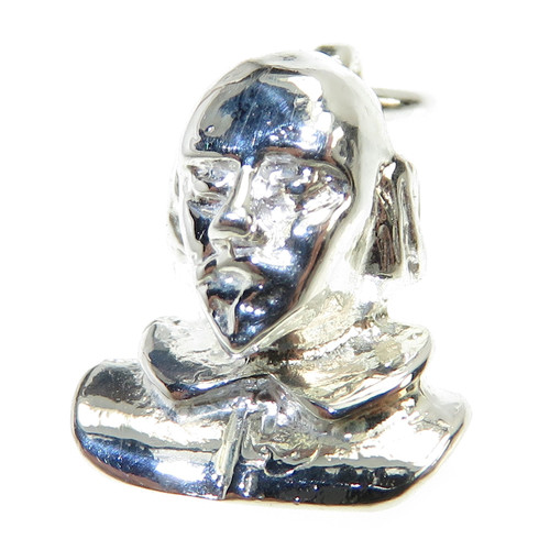 William Shakespeare sterling silver charm .925 x 1 Bard and Bards charms FNC092