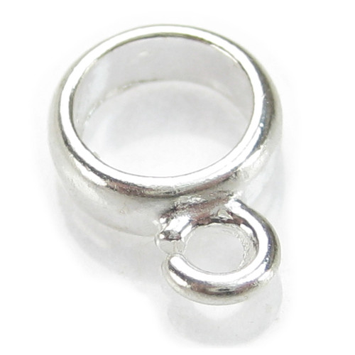 CHARM CARRIER dangle-hanger-holder-bail 925 sterling silver European