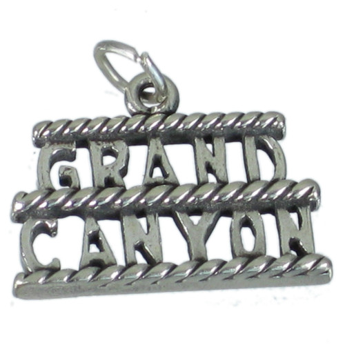 Grand Canyon sterling silver charm .925 x 1 USA North America charms