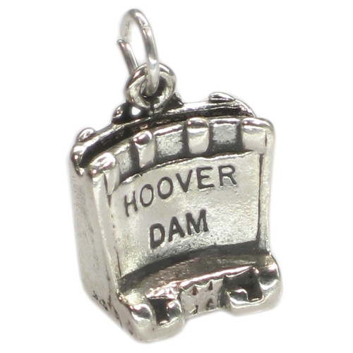 Hoover Dam sterling silver charm .925 x 1 Nevada Boulder Dams