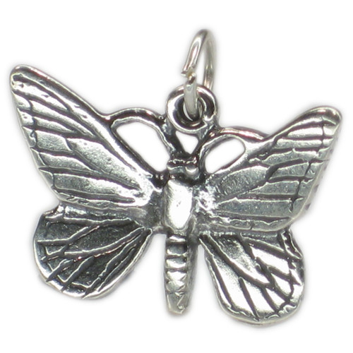 Butterfly sterling silver charm pendant .925 Butterflies charms