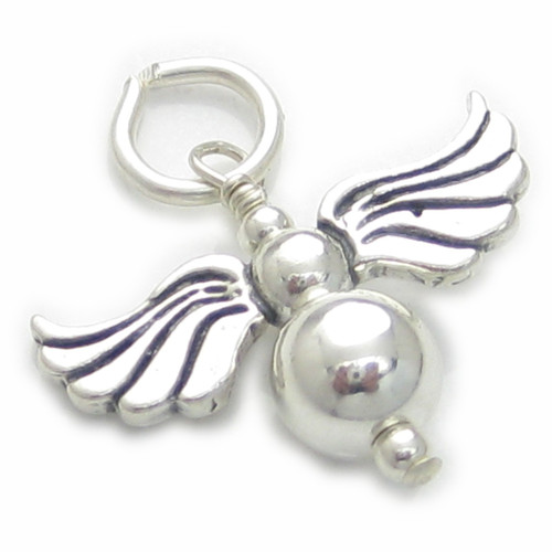 Angel sterling silver charm .925 x 1 Angels Protection charms