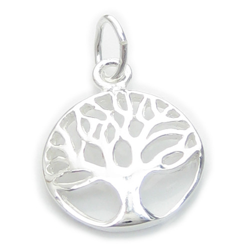 Tree of Life sterling silver charm .925 x 1 Sacred Trees charms