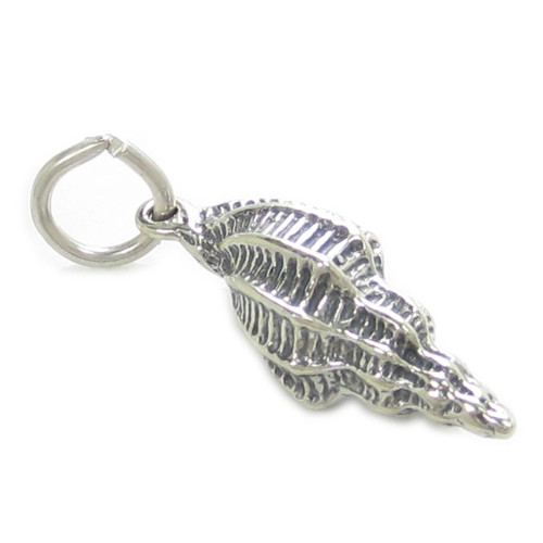 Conch Shell sterling silver charm .925 x 1 Beach Concha shells charms