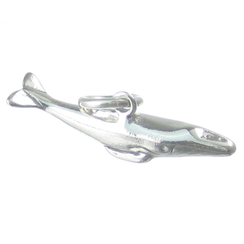 Humpback whale sterling silver charm .925 x 1 Hump Back Whales charms