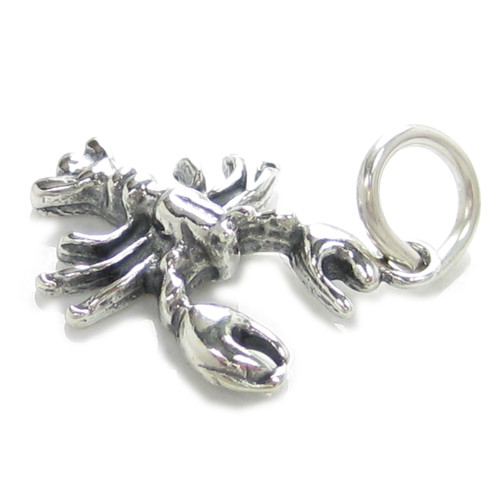 Crayfish sterling silver charm .925 x 1 Cray Fish charms