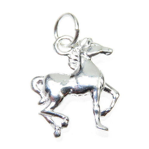 Horse small sterling silver charm .925 x 1 Horses and Foals charms