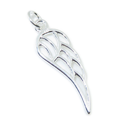 Angel Wing sterling silver charm .925x 1 Protection Angels Wings charms