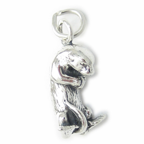 Otter sterling silver charm .925 x 1 Otters charms C