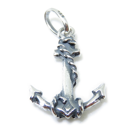 Anchor sterling silver charm pendant .925 x 1 Anchors pendants & charms