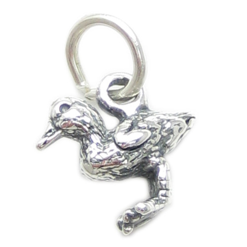 Duck sterling silver charm .925 Ducks Duckling bird charms