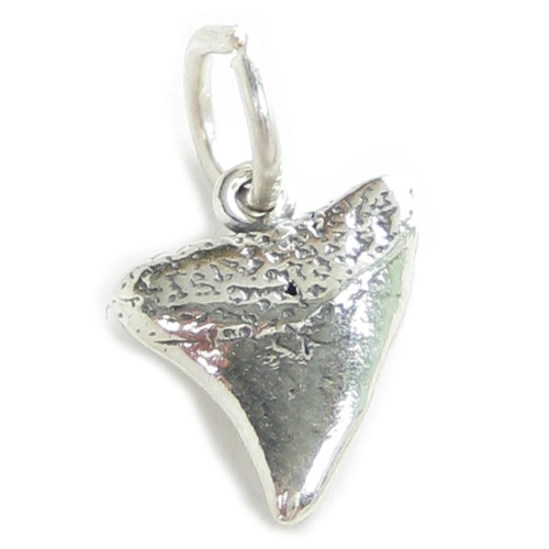 Shark Tooth sterling silver charm .925 x 1 Sharks teeth charms