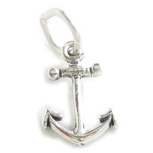 Anchor sterling silver charm .925 Yacht Boating Boat Anchors charms