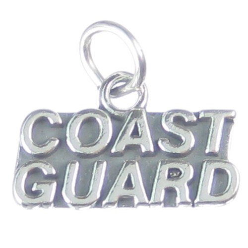 Coast Guard sterling silver charm .925 Coastguard Rescue charms