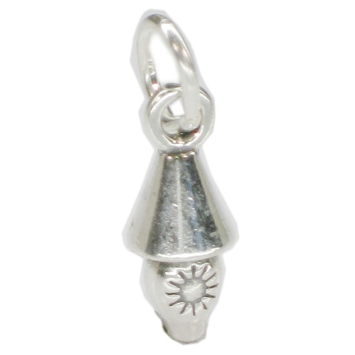 Lamp Light sterling silver charm .925 x 1 Lamps and Lights charms