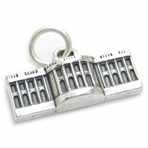 The Whitehouse sterling silver charm .925 x 1 USA US America charms