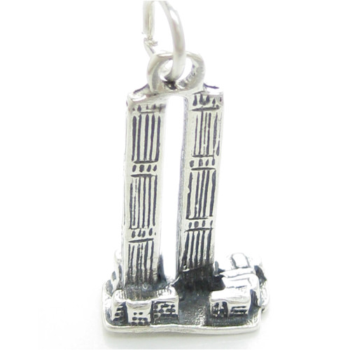World Trade Center sterling silver charm .925 x 1 Buildings charms