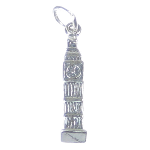 Big Ben sterling silver charm .925 x 1 London England Landmark charms A1