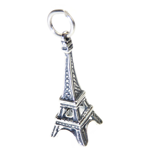 Eiffel Tower sterling silver charm .925 x 1 Paris Landmarks charms