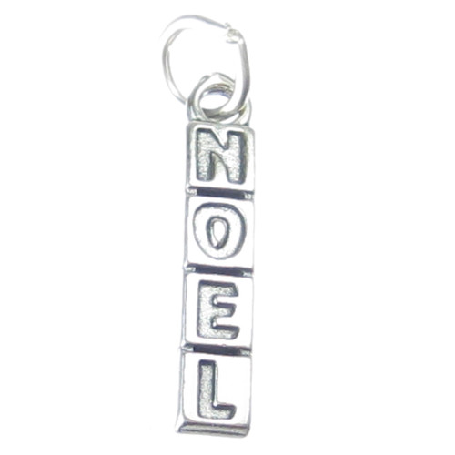 Noel sterling silver charm .925 x 1 Christmas Xmas charms