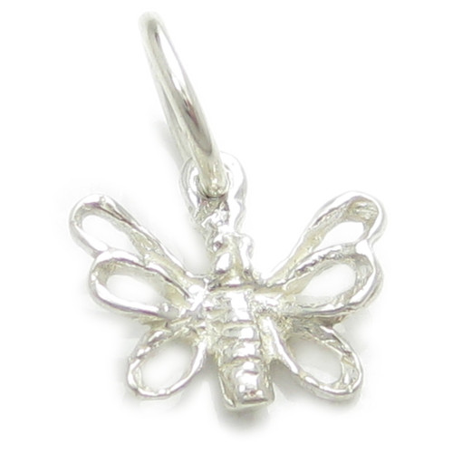 Butterfly tiny sterling silver charm .925 Butterflies insect charms U