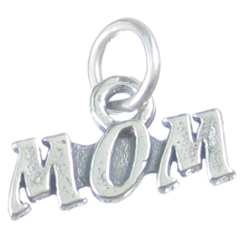 Mom sterling silver charm .925 x 1 Family Mother Mothers charms