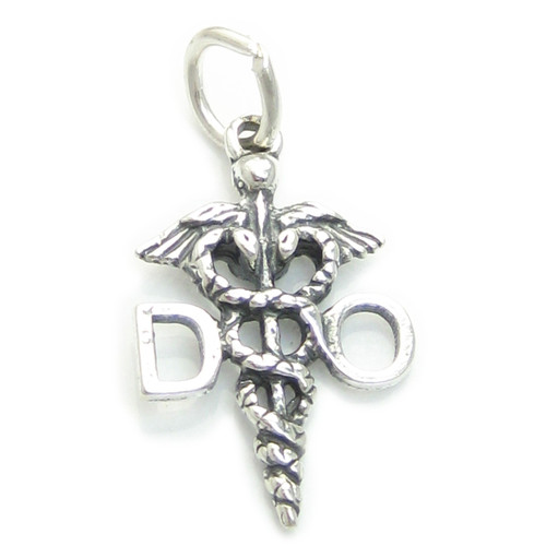 Doctor of Osteopathic Medicine sterling silver charm .925 charms